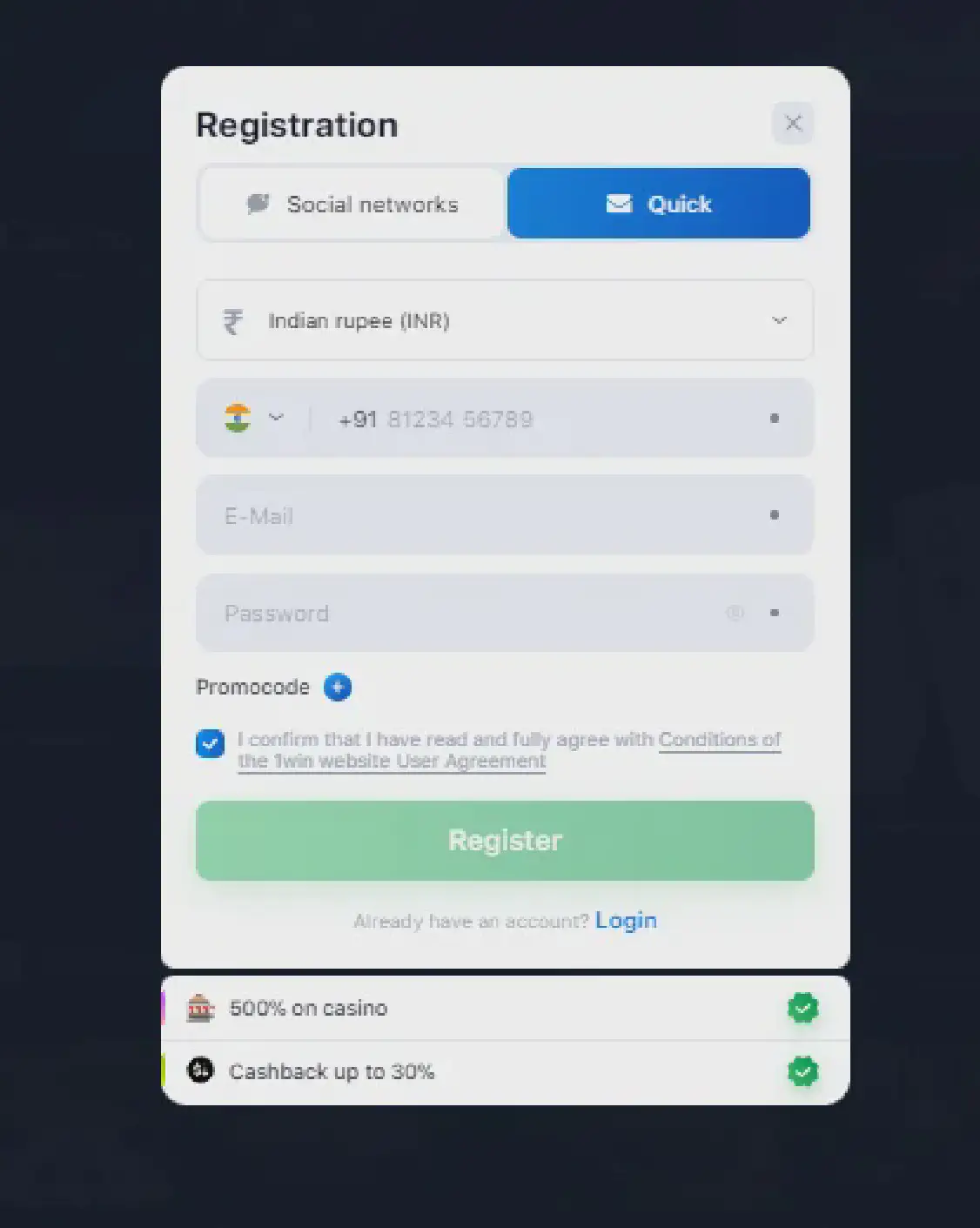Aviator game login